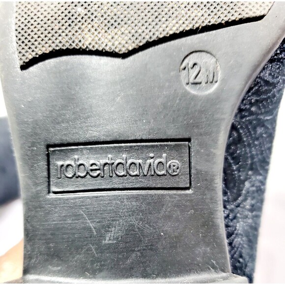 Embossed Slipon Damask Loafer Calypso Loafer Shoes Youth Size 12M Black #466157 - Picture 11 of 11